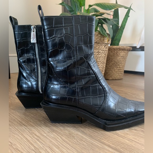 Zara western kitten heel boots - Picture 7 of 8